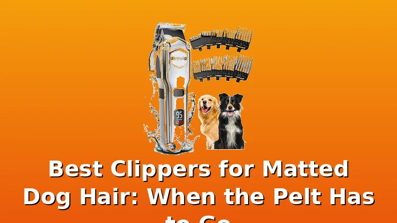 Best Clippers for Matted Dog Hair: When the Pelt Has to Go - GroomCrest review with measurements and honest opinion
