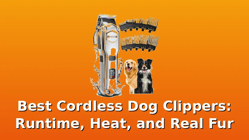 Best Cordless Dog Clippers: Runtime, Heat, and Real Fur - GroomCrest review with measurements and honest opinion