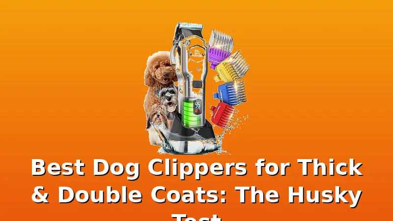 Best Dog Clippers for Thick & Double Coats: The Husky Test - GroomCrest review with measurements and honest opinion