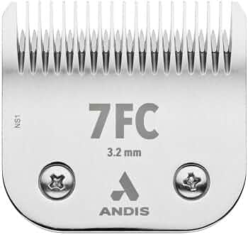 Andis 64121 UltraEdge Size 7FC Replacement Detachable Blade, Carbon Steel |...