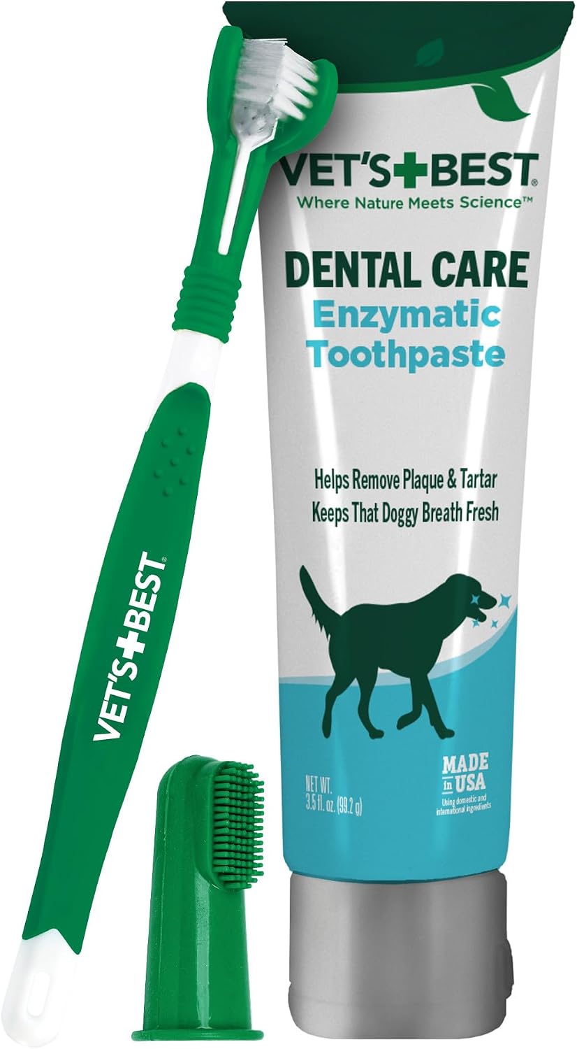 Vet's Best Dental Care Kit (B06XKJNFXX)