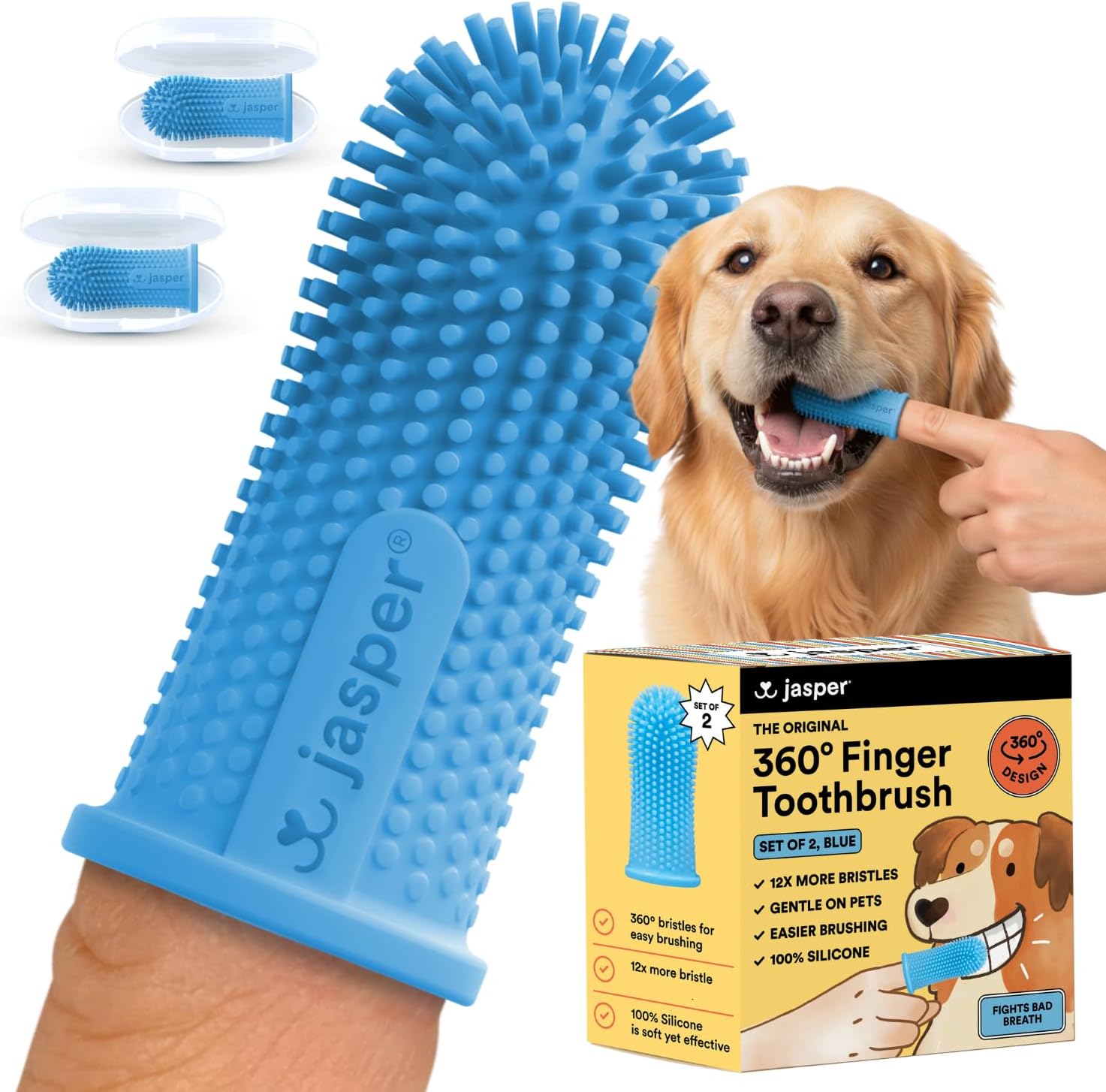 Jasper 360° Finger Toothbrush (B098PF4NPQ)