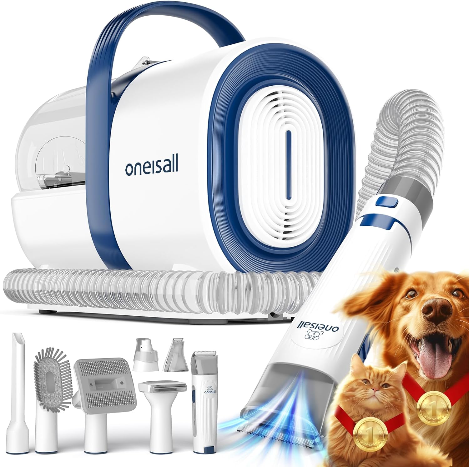 oneisall Dog Grooming Vacuum Kit (B0BHYZV3HY)