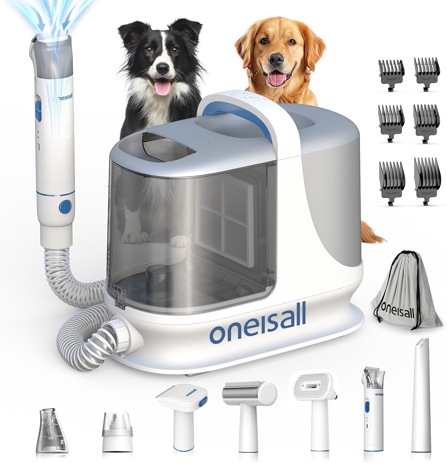 oneisall Dog Grooming Vacuum Kits with Clipper (B0CVVWBXMT)