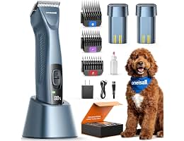 oneisall Professional Dog Clippers Dual Battery (B0GTPMPTXJ)
